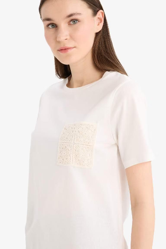 Resim Defacto Kadın T-shirt F1152AX/ER105