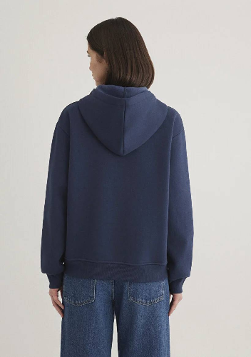 Resim Mavi Kapüşonlu Kadın Sweatshirt M167299-70488