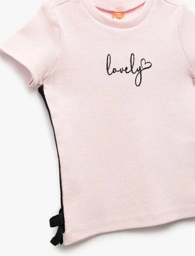 Resim Koton Kız Bebek Kısa Kol T-shirt 5SMG10097AK