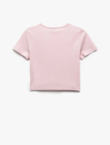 Resim Koton Kız Çocuk Kısa Kol T-shirt 5SKG10249AK