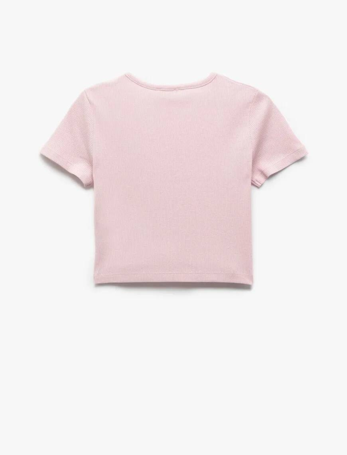 Resim Koton Kız Çocuk Kısa Kol T-shirt 5SKG10249AK