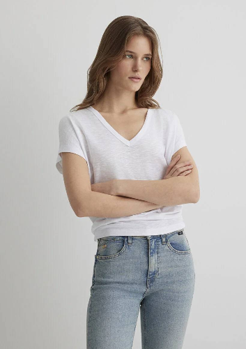 Resim Mavi Regular Kadın  T-shirt M1612380-620
