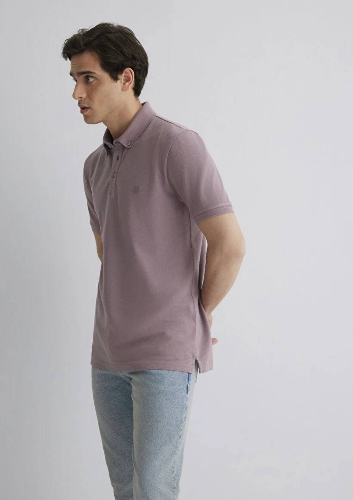 Resim Mavi Slim Erkek  T-shirt M063247-89596