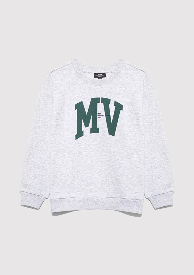 Resim Mavi Mv Logo Erkek Çocuk Sweat M6S10054-88467