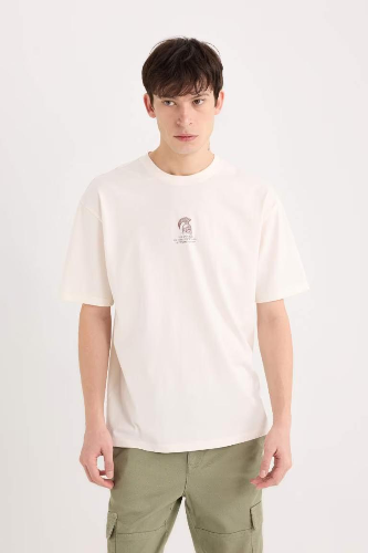 Resim Defacto Erkek  T-shirt D9344AXER83