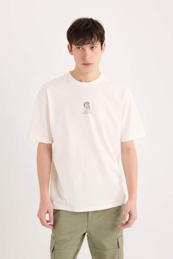 Resim Defacto Erkek  T-shirt D9344AXER83