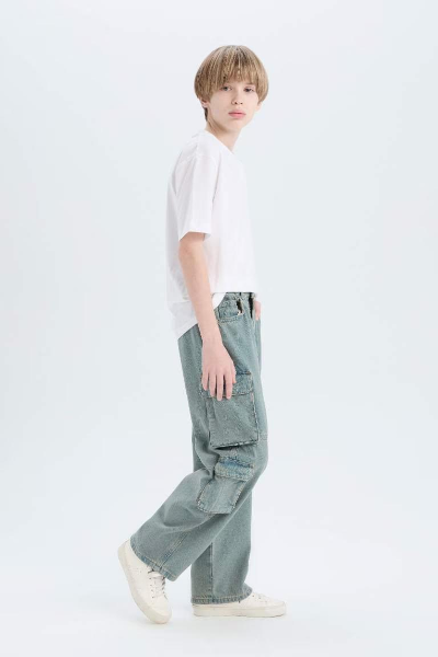 Resim Defacto Erkek Çocuk  Jean Pantolon D7088A8/NM41