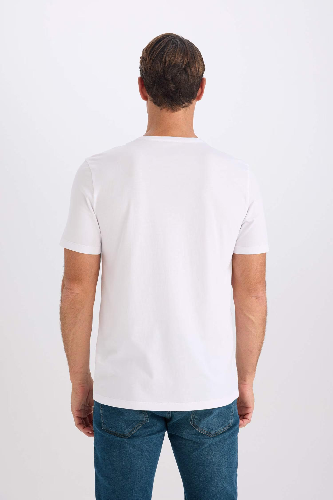 Resim Defacto Erkek  T-shirt M6606AZ/WT34