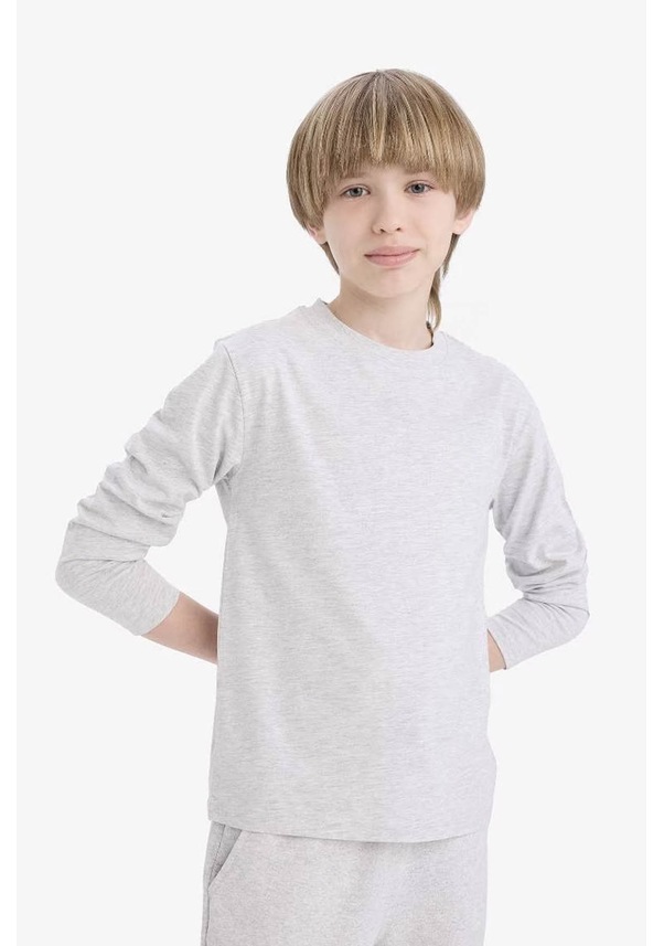 Resim Defacto Erkek Çocuk Uzun Kol T-shirt K1686A6/GR400