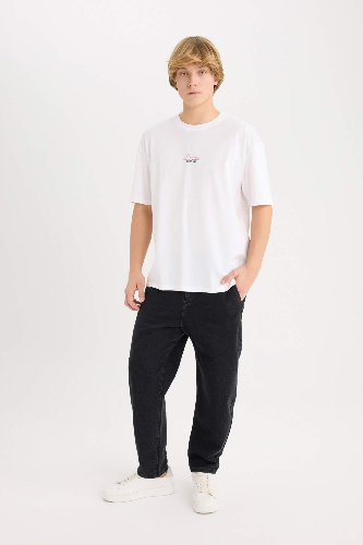 Resim Defacto Erkek  T-shirt D7814AX/WT34
