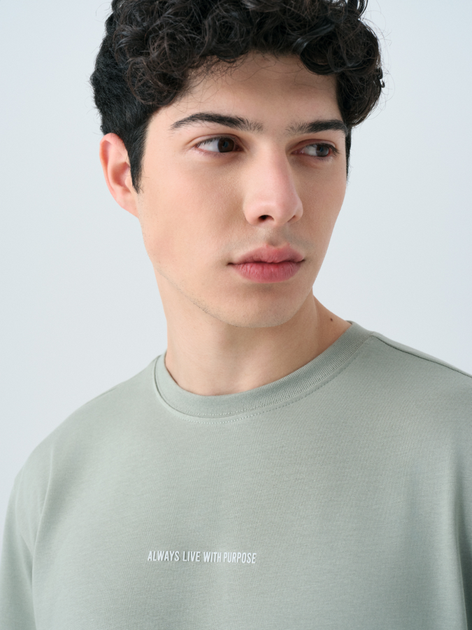Resim Loft Erkek Loose Fit T-shirt LF2038543