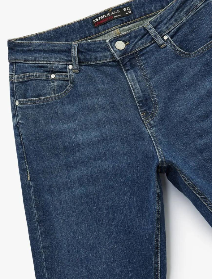 Resim Koton Erkek Jean Pantolon 6Wam40005Nd