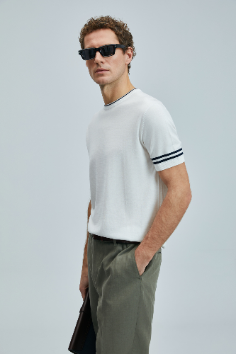Resim Lufian Robert Erkek Triko T-shirt 111090111