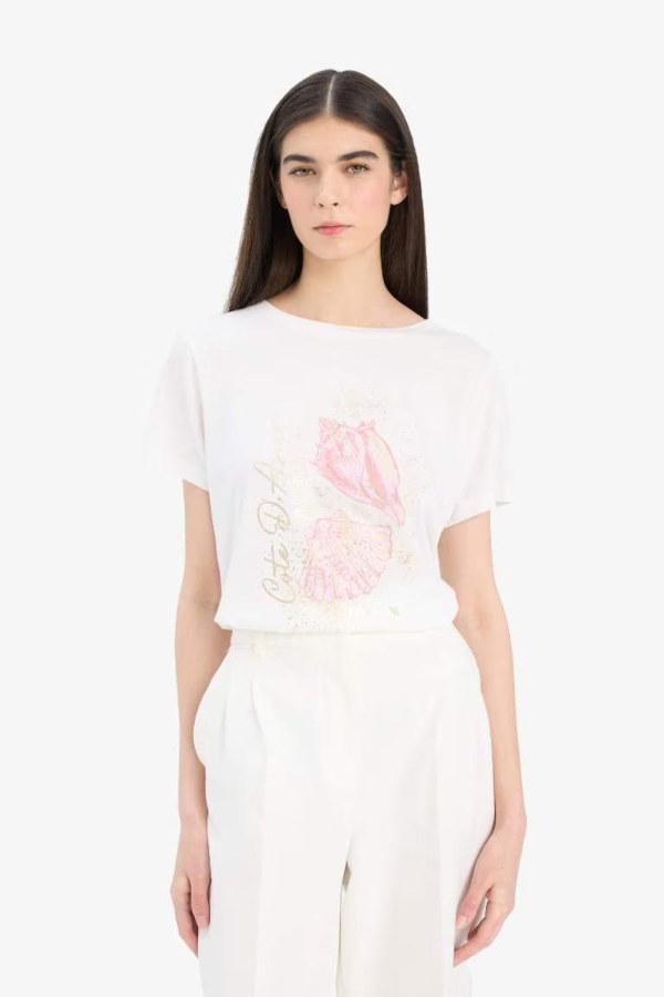 Resim Defacto Kadın T-shirt F5103AX/ER105