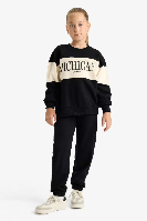 Resim Defacto Kız Çocuk  Sweat Takım E6418A8/BK81
