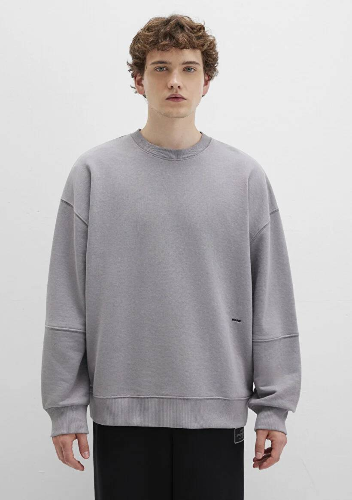 Resim Mavi Bisiklet Yaka Erkek Sweat M0S10404-70076