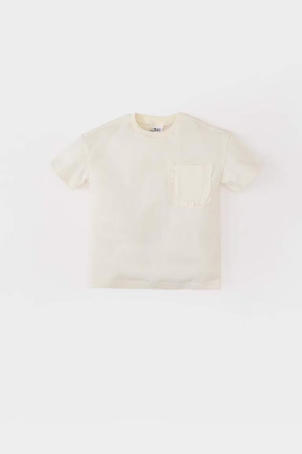 Resim Defacto Kız Bebek Kısa Kol T-shirt B7543A5ER105