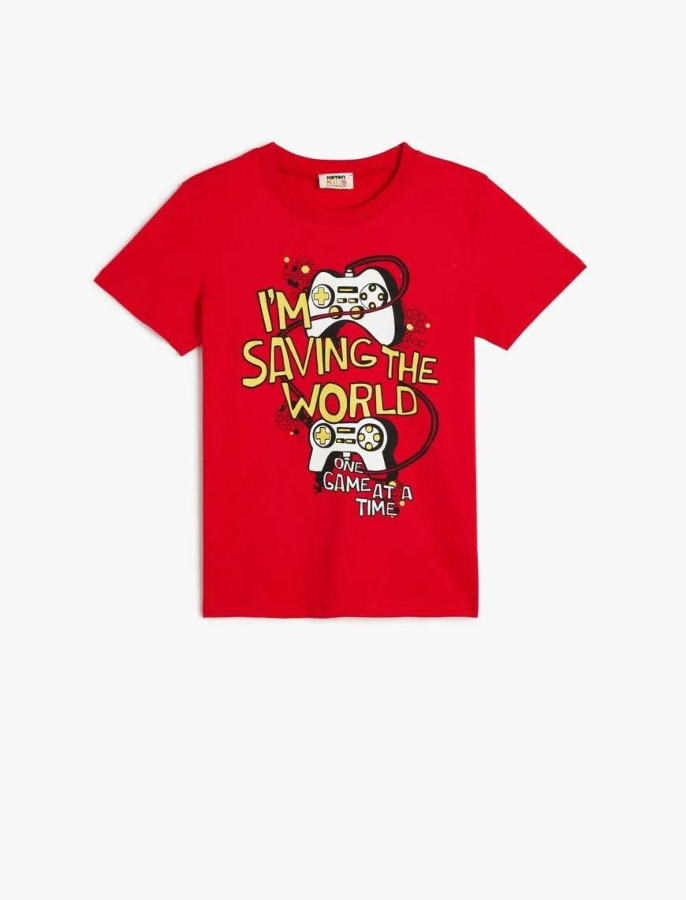 Resim Koton Erkek Çocuk T-shirt 5SKB10173TK