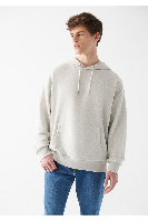 Resim Mavi Baskılı Erkek Sweat M0S10389-82498