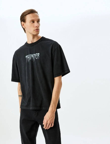 Resim Koton Erkek T-shirt 5SAM10054HK