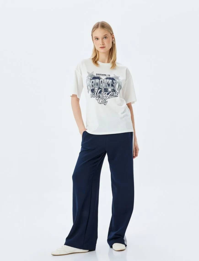 Resim Koton Kadın T-shirt 5SAL10038IK