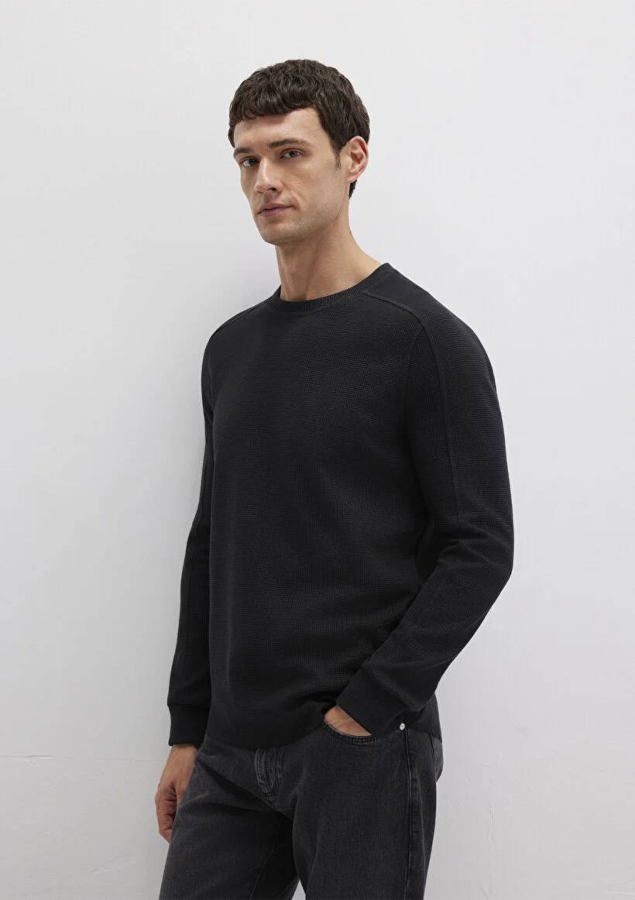 Resim Mavi Uzun Kol Erkek Sweat M0610106-900