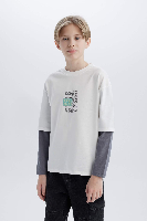 Resim Defacto Erkek Çocuk T-shirt
