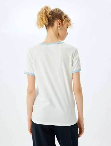Resim Koton Kadın T-shirt 5SAL10110IK