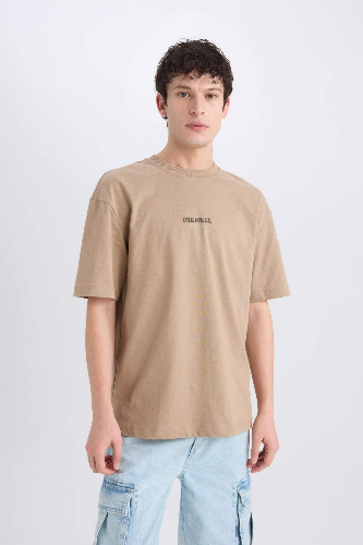 Resim Defacto Erkek  T-shirt D5619AXBG73