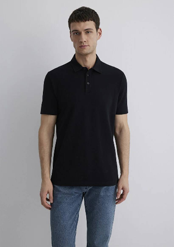Resim Mavi Regular Erkek  T-shirt M0612633-900