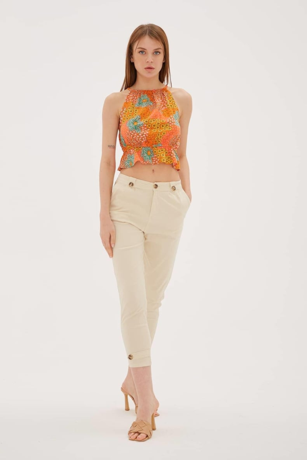 Resim Fashion Friends Kadın Kanvas Pantolon
