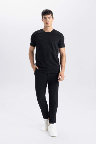 Resim Defacto Erkek  T-shirt M6608AZ/BK81
