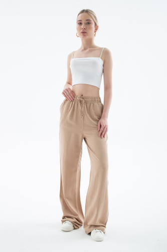 Resim Fashion Friends Kadın Kanvas Pantolon