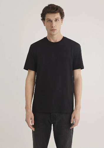 Resim Mavi Kısa Kol Erkek T-Shirt M066483-900