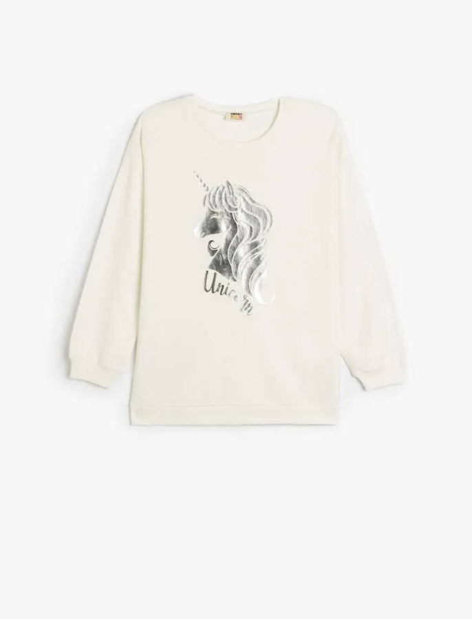 Resim Koton Kız Çocuk Sweat 5SKG10182AK