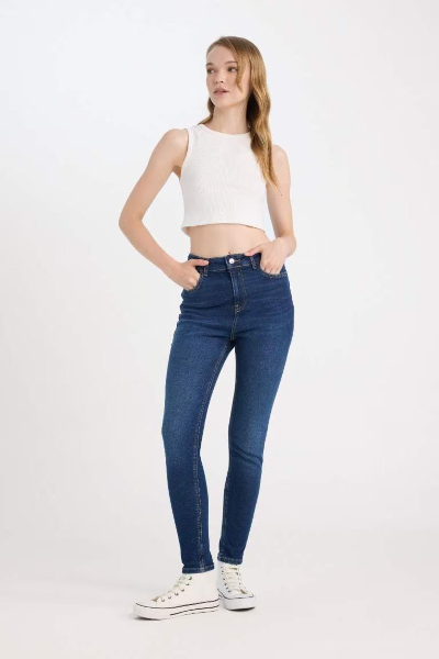 Resim Defacto Kadın Jean Pantolon C7612AX/NM34