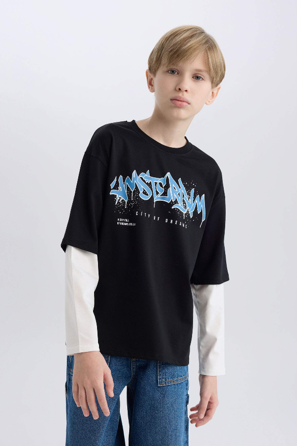Resim Defacto Erkek Çocuk T-shirt
