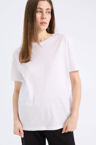 Resim Defacto Kadın Kısa Kol T-shirt W9584AZWT34