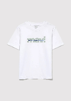Resim Mavi Baskılı Logo Erkek Çocuk T-Shirt M6610286-620