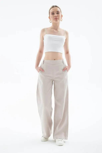Resim Fashion Friends Kadın Kanvas Pantolon 25Y0042K1
