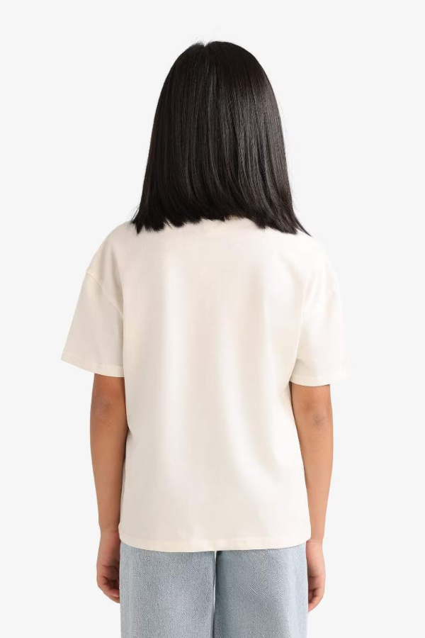 Resim Defacto Kız Çocuk Kısa Kol T-shirt E1827A8ER238
