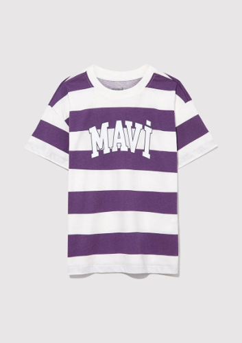 Resim Mavi Kız Çocuk T-shirt