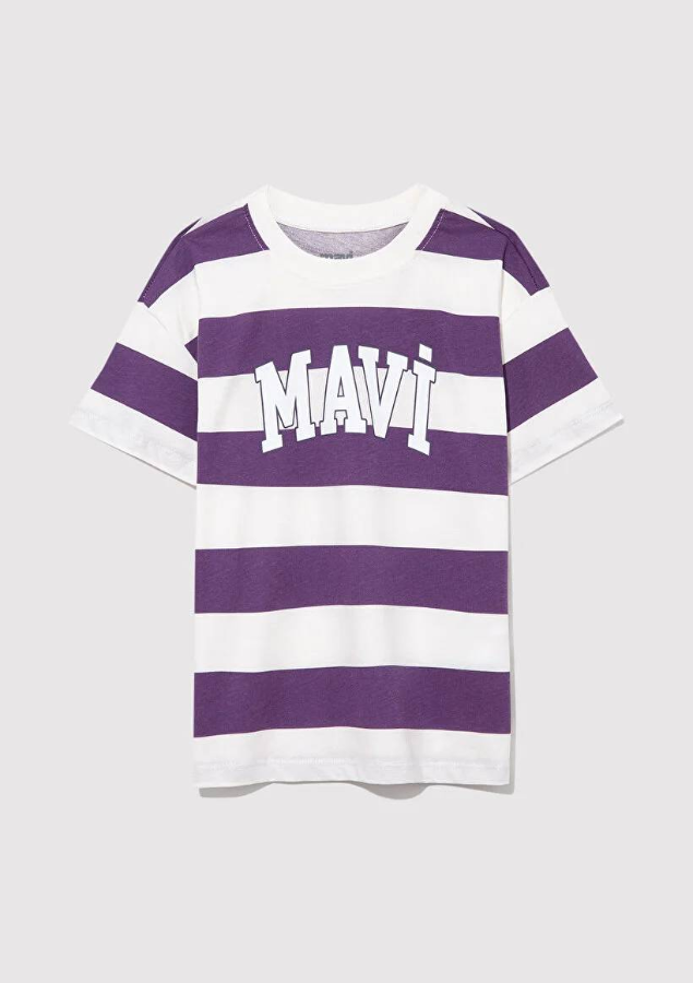 Resim Mavi Kız Çocuk T-shirt
