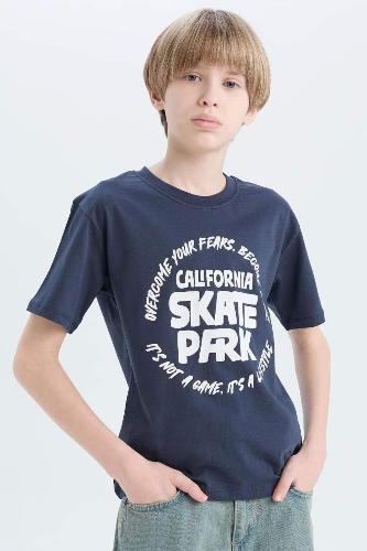 Resim Defacto Erkek Çocuk Kısa Kol T-shirt D9261A8NV125