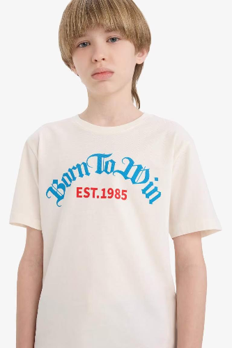 Resim Defacto Erkek Çocuk Kısa Kol T-shirt E0082A8WT46