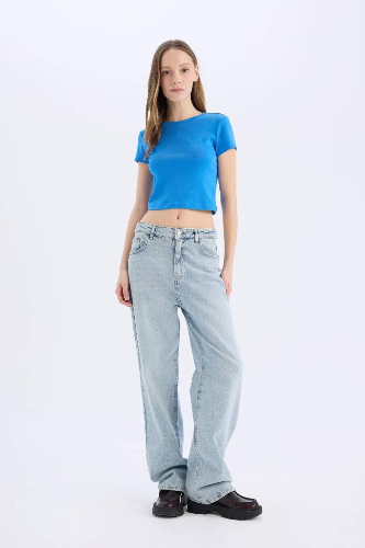 Resim Defacto Kadın T-shirt E0288AX/BE758