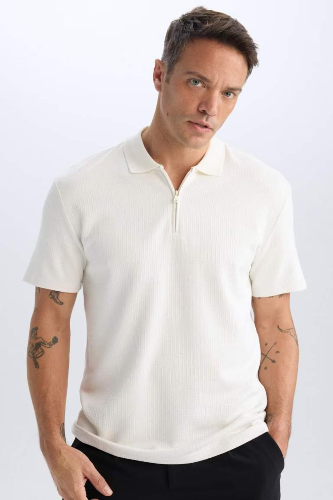 Resim Defacto Erkek  T-shirt D7227AX/WT32