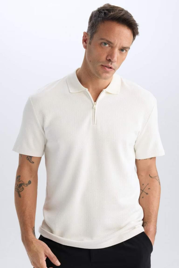 Resim Defacto Erkek  T-shirt D7227AX/WT32