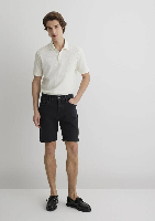 Resim Mavi Slim Straight Erkek  Denim Şort M0418423313