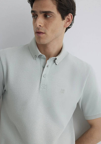 Resim Mavi Slim Erkek  T-shirt M063247-70148